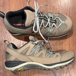 Merrell Women’s Tan Hiking Shoes - Waterproof